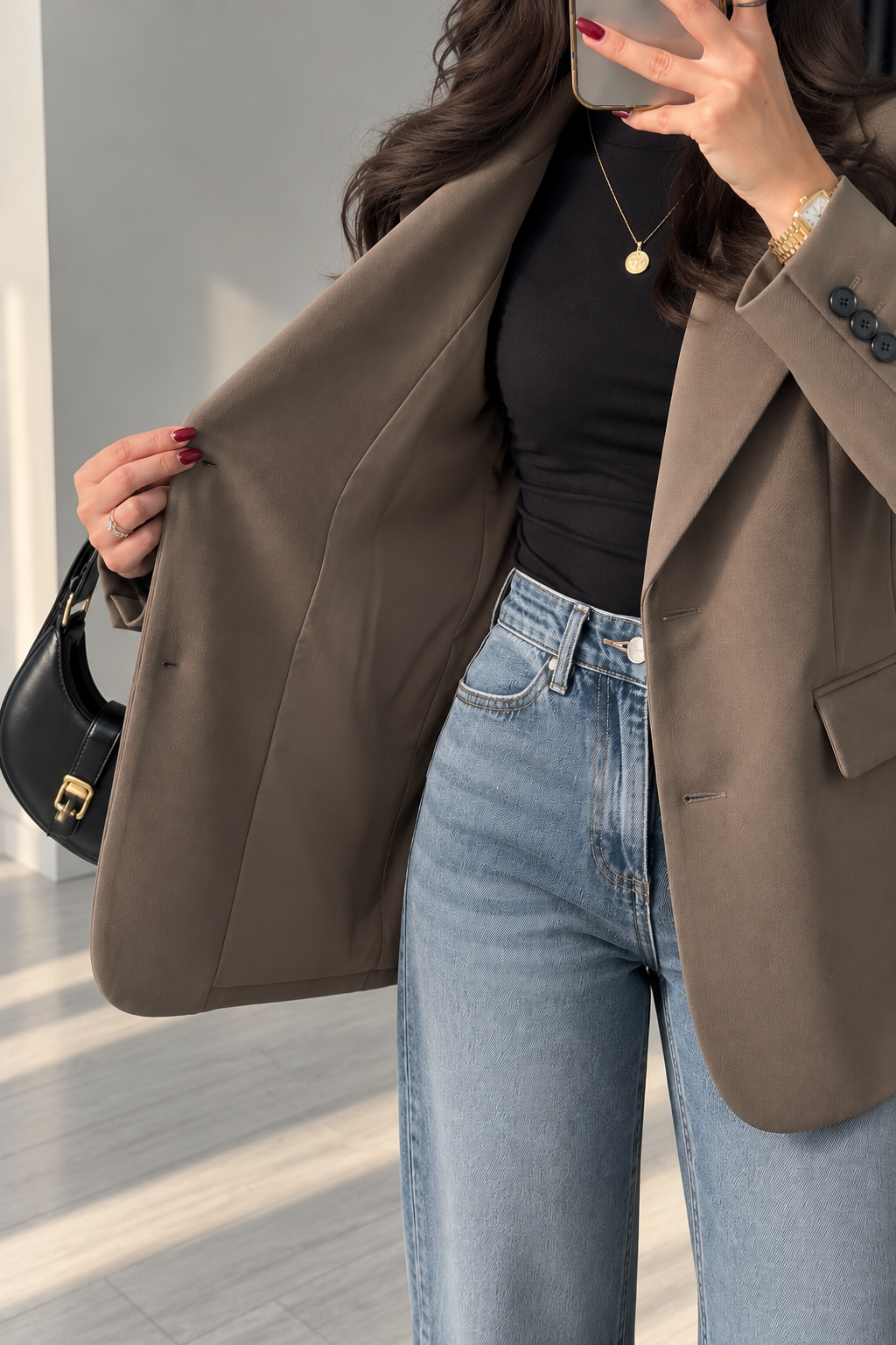 Blazer Stockholm Sculpta — Taupe
