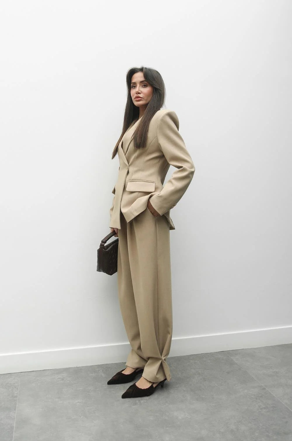 Ensemble Tailleur premium - Beige