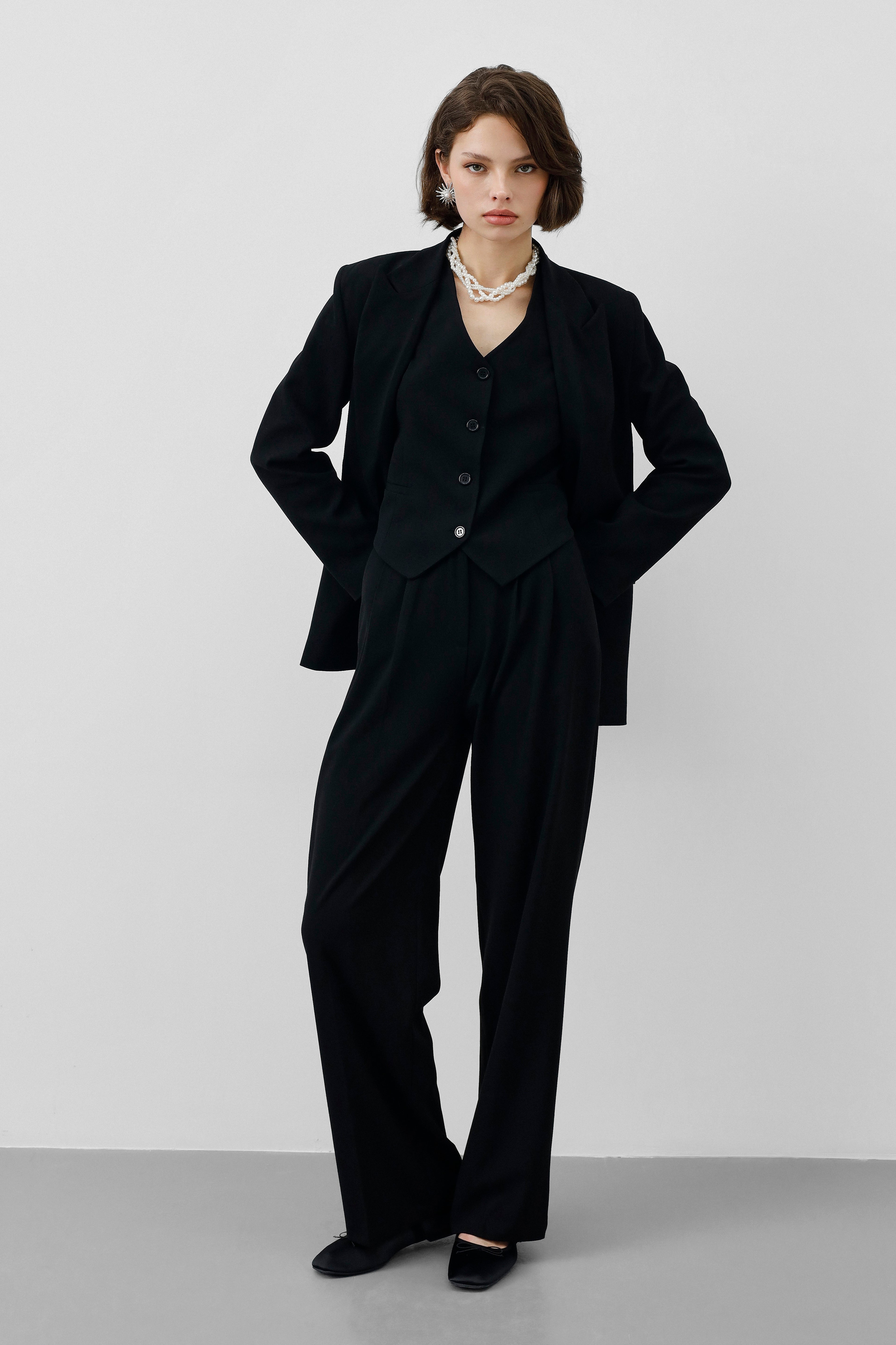 Ensemble tailleur 3 pièces - Noir