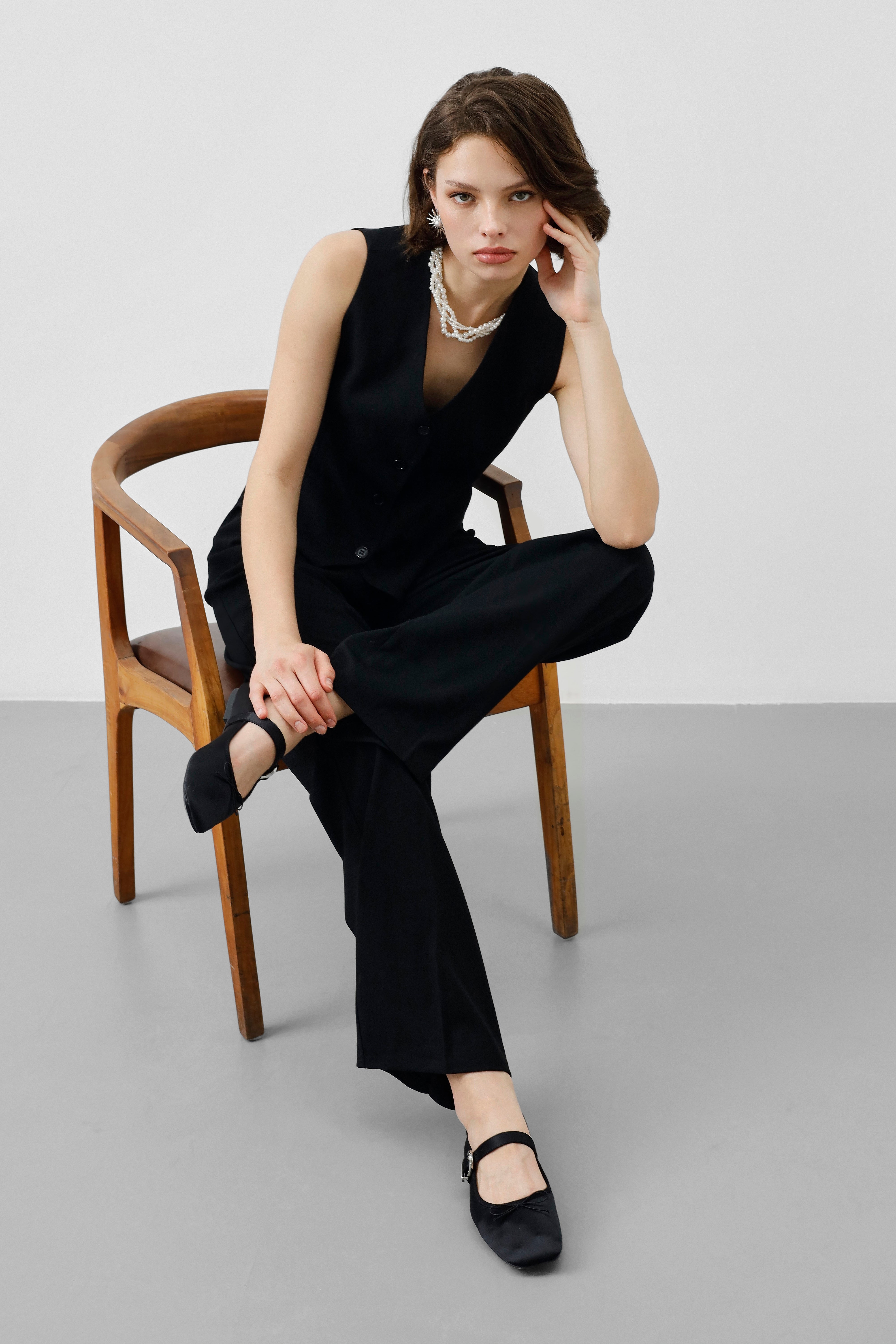 Ensemble tailleur 3 pièces - Noir