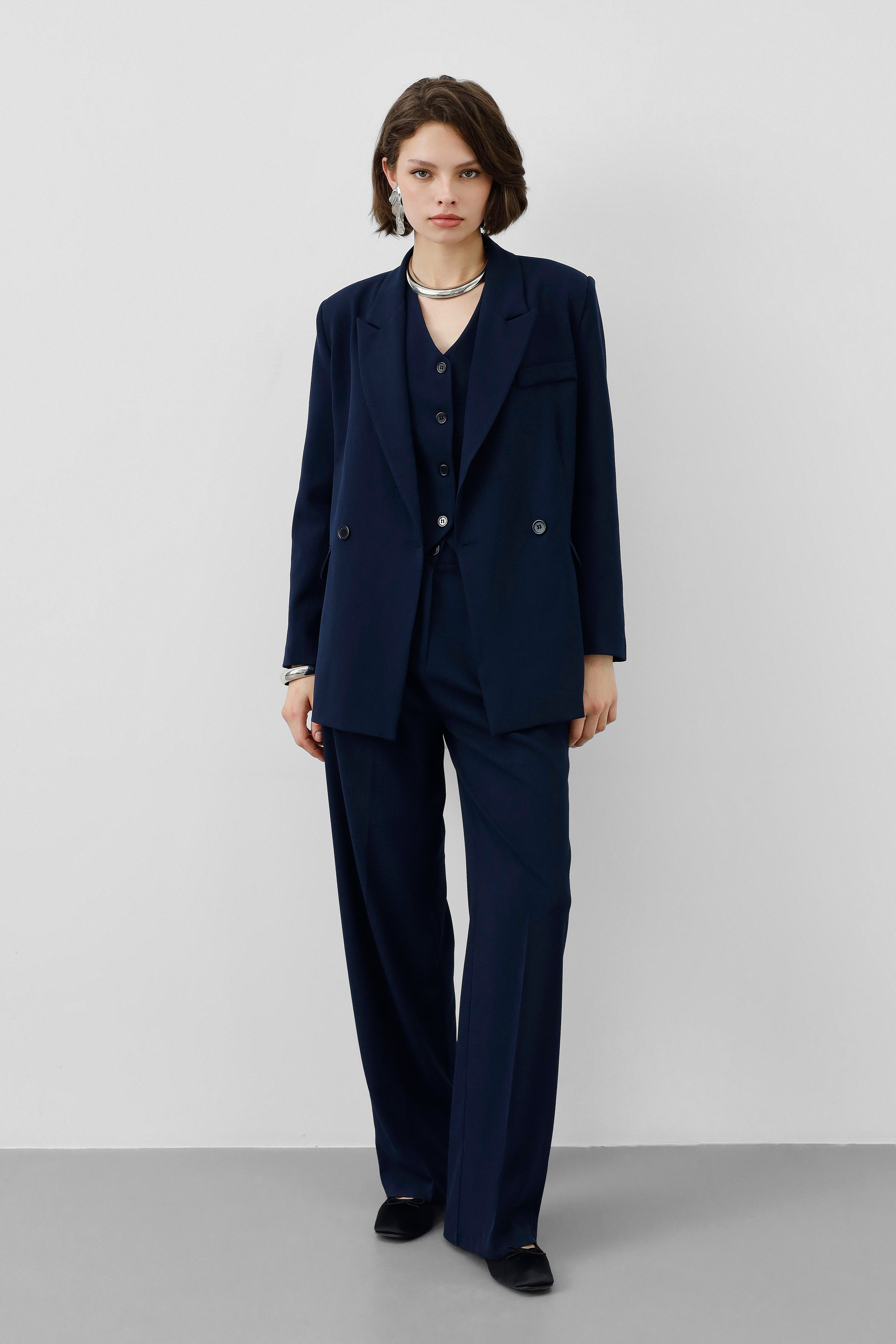 Ensemble tailleur 3 pièces - Bleu nuit