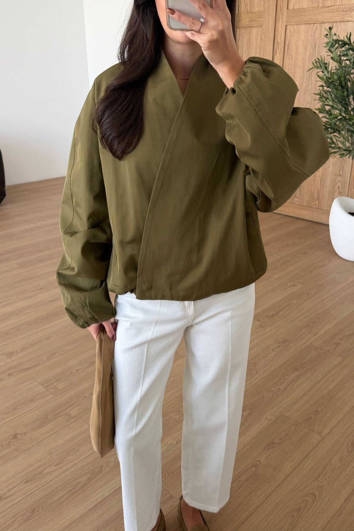 Veste Bomber Alva — Vert Olive