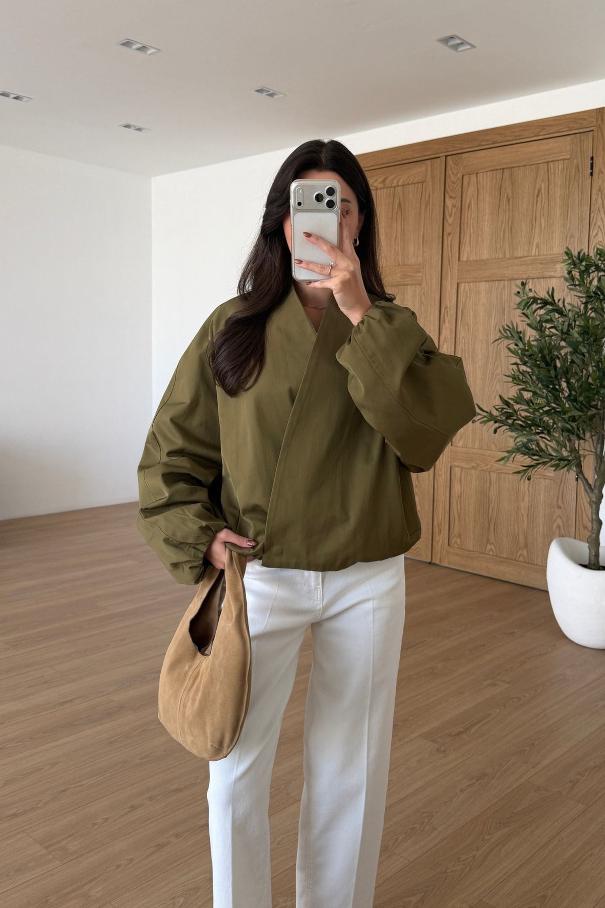 Veste Bomber Alva — Vert Olive