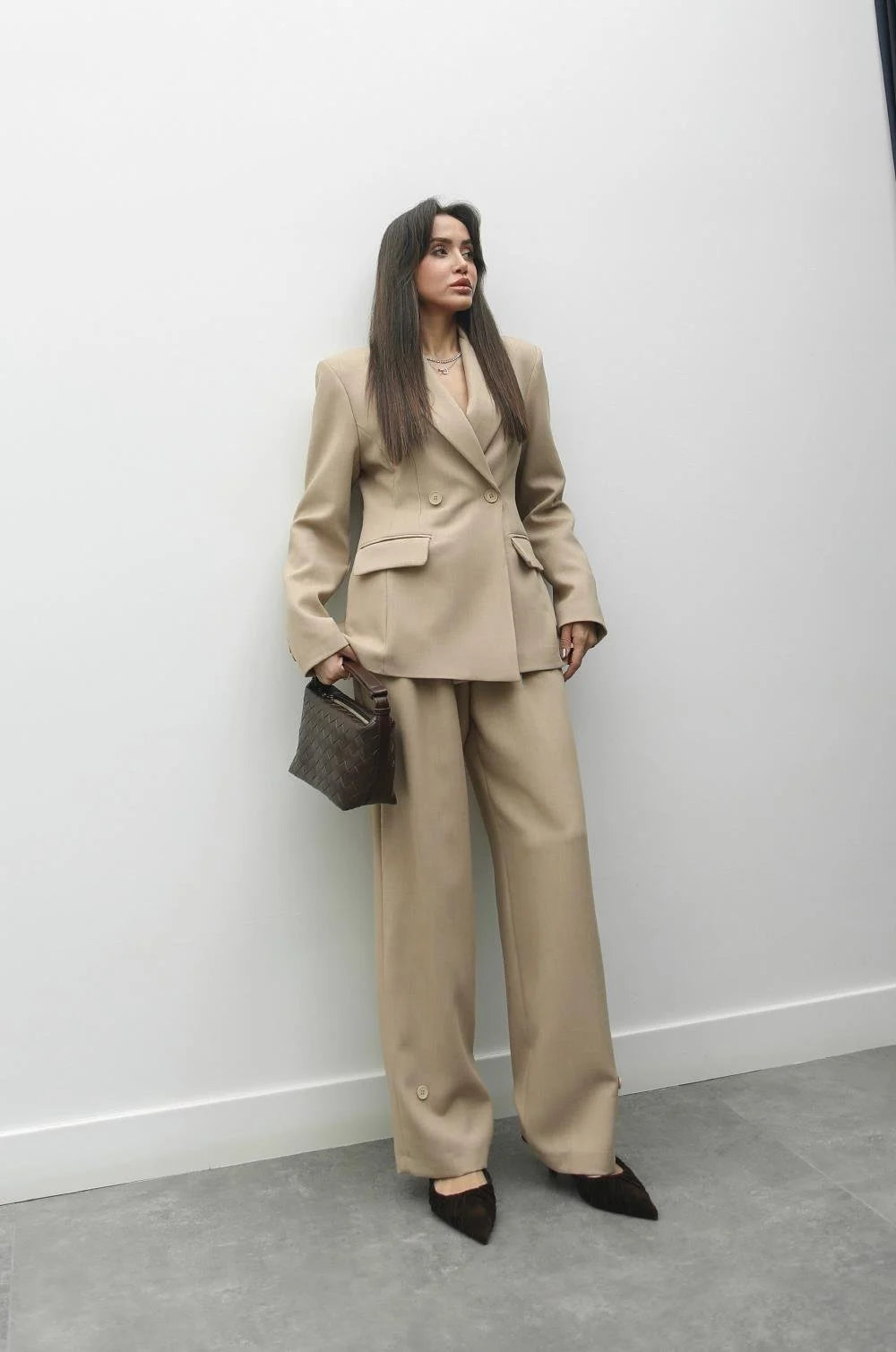 Ensemble Tailleur premium - Beige