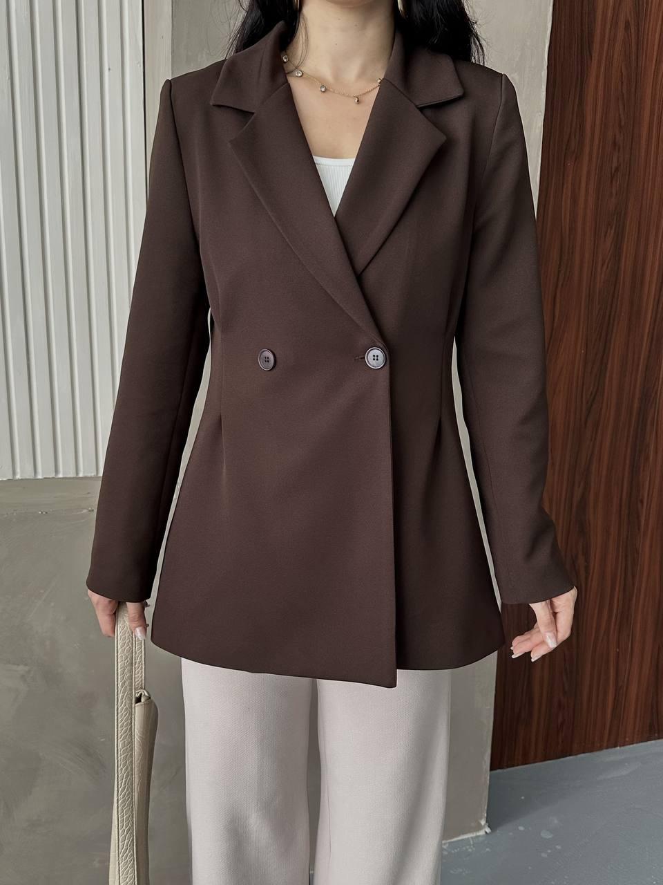 Blazer classique - Marron chocolat