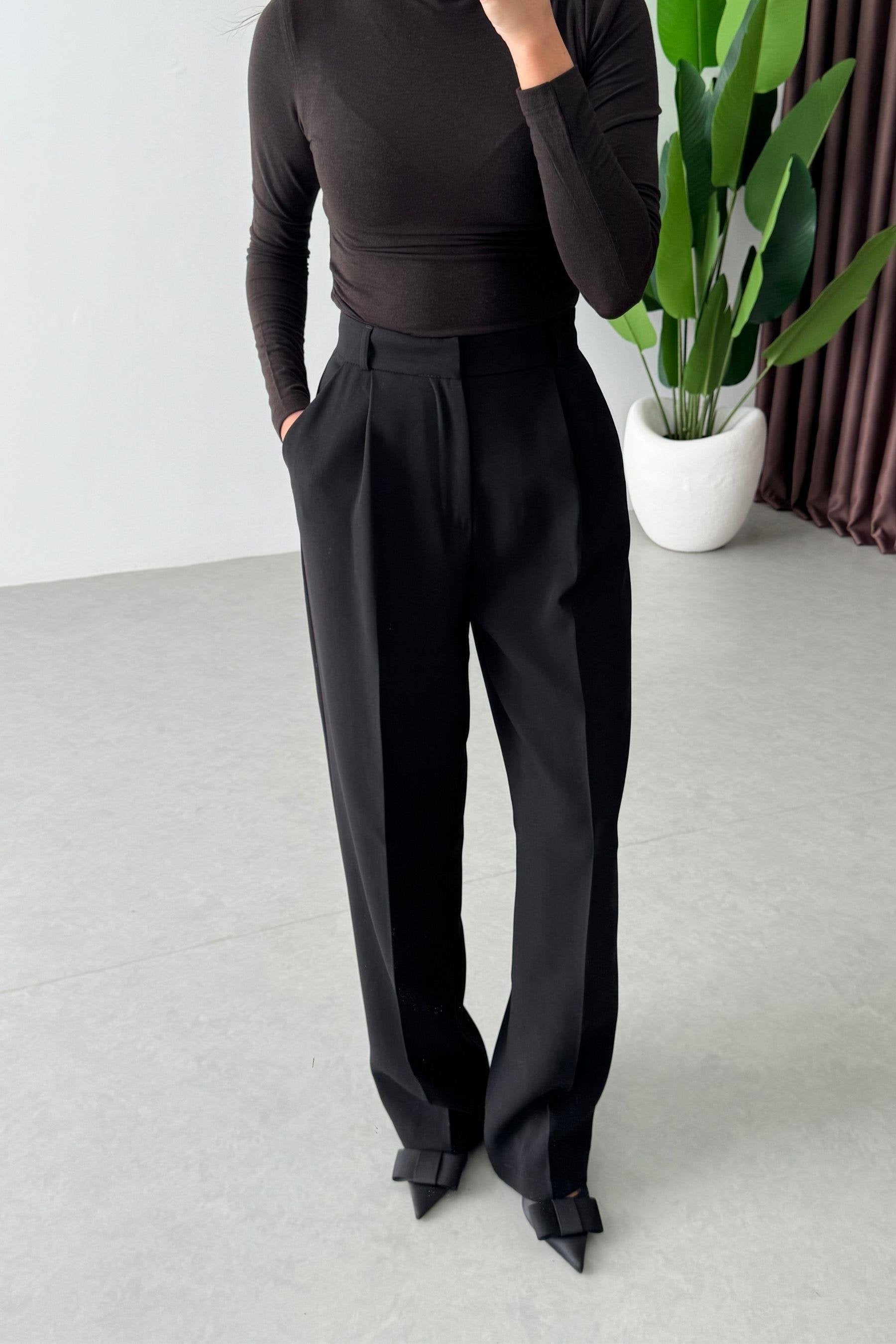 Pantalon fluide premium - Noir