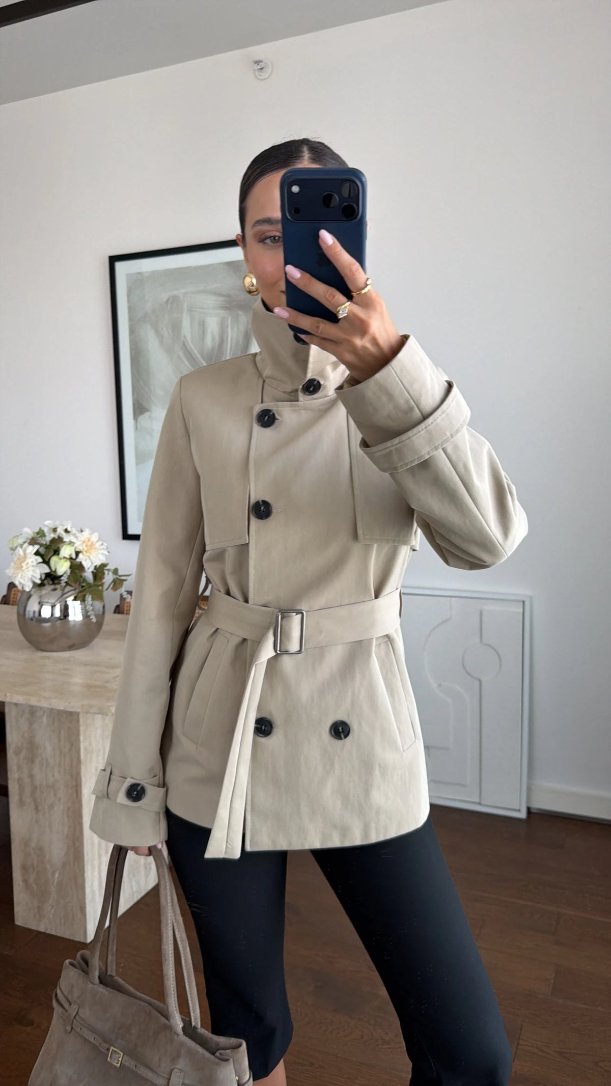 Trench Court Kensington — Beige Sable