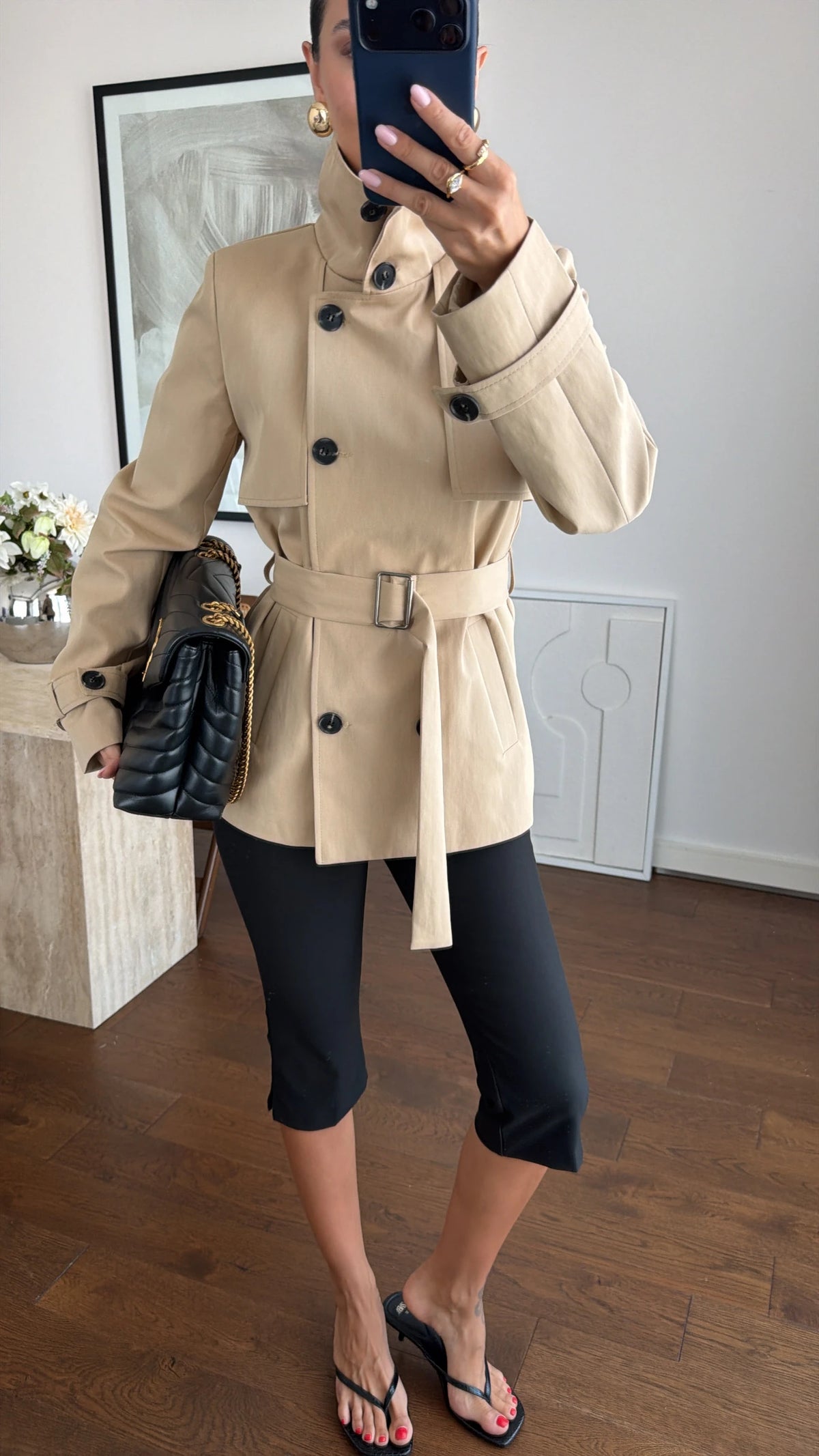Trench Court Kensington — Beige Doré