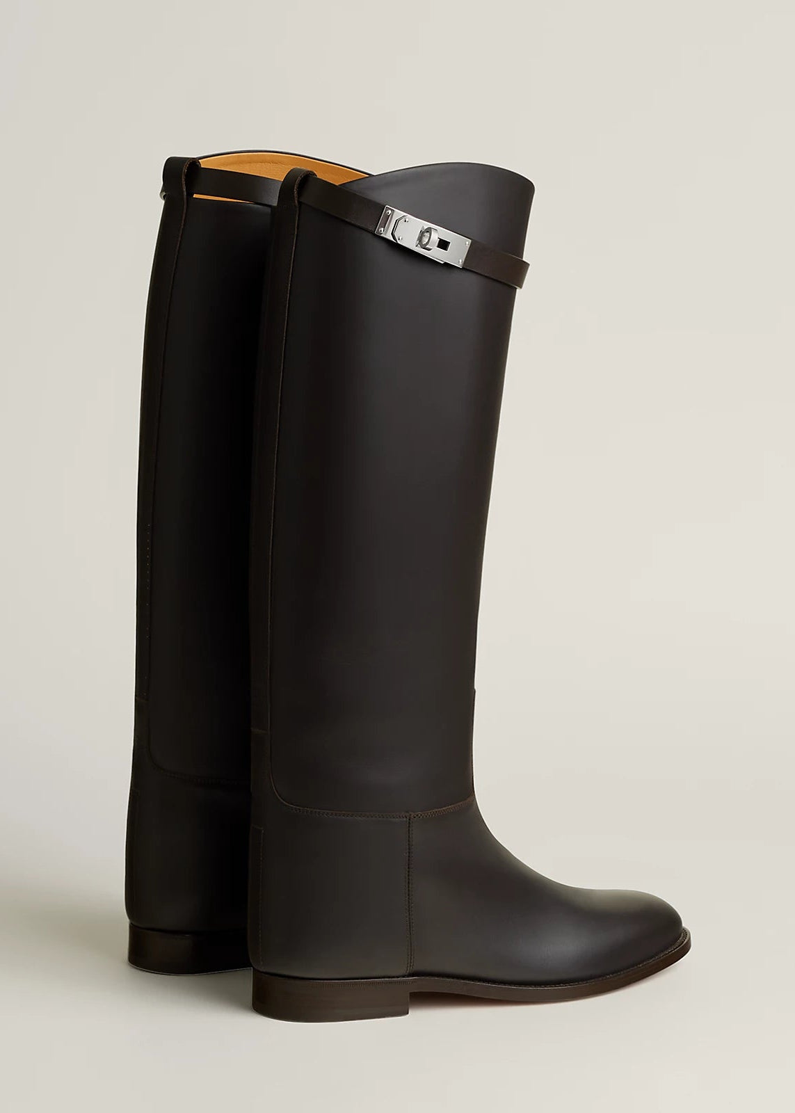 Bottes Cavalières plates - Marron foncé