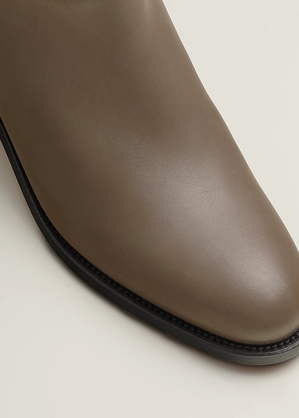 Bottes cavalières Plates - Marron Taupe