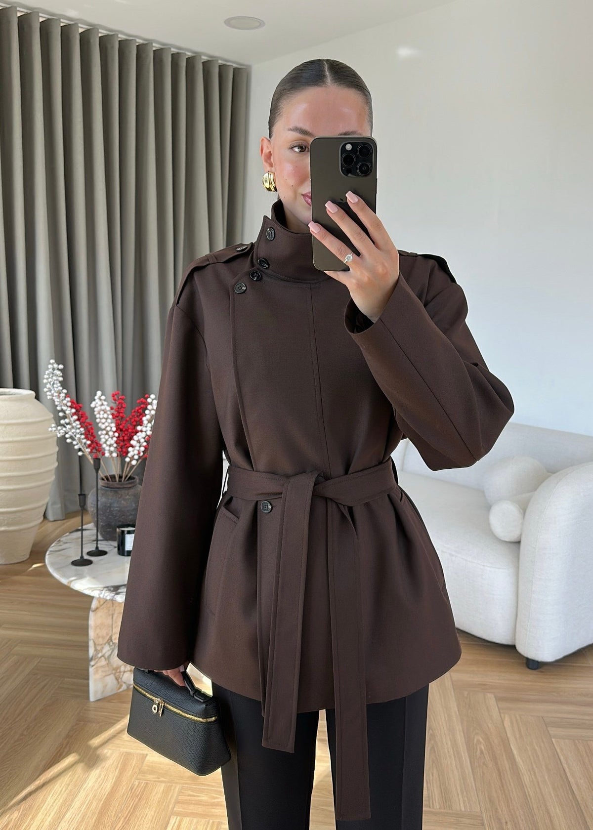 Trench Court Riviera — Chocolat