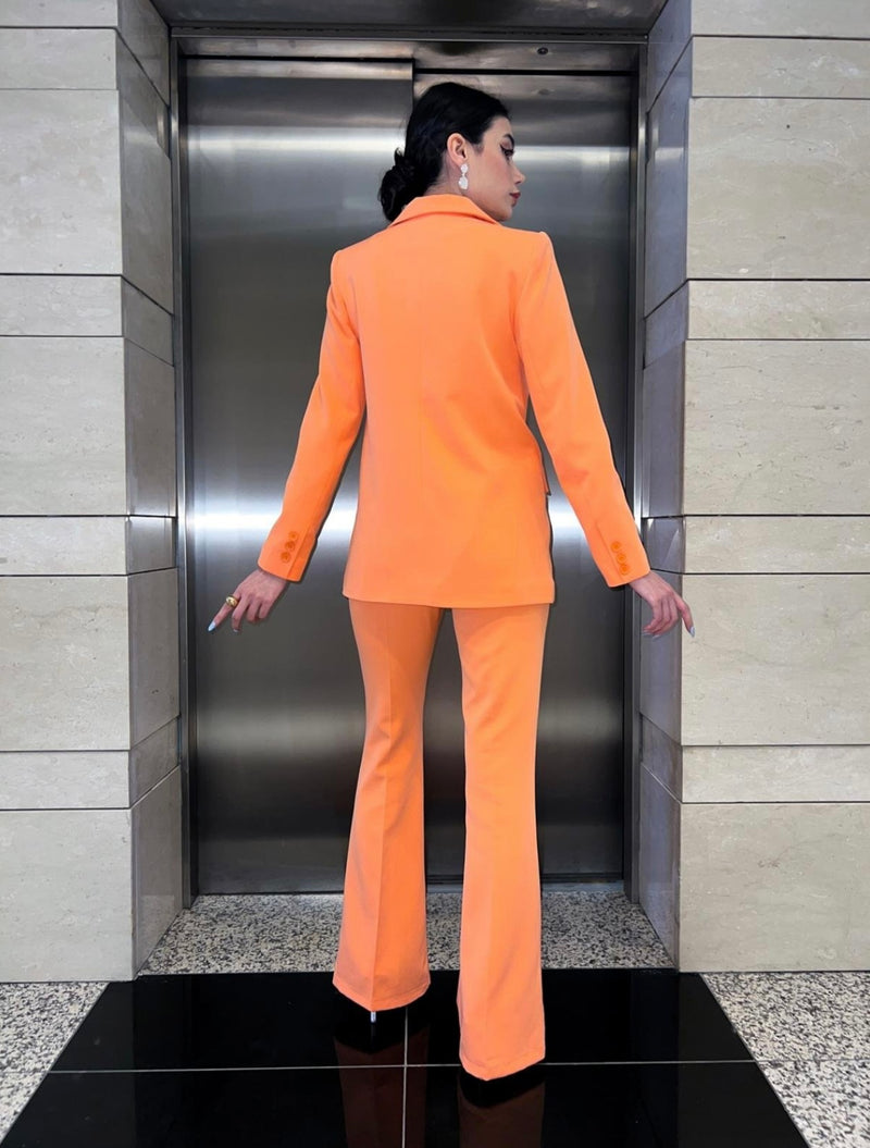 Ensemble tailleur orange