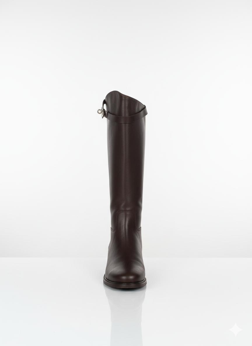 Bottes Cavalières plates - Marron foncé
