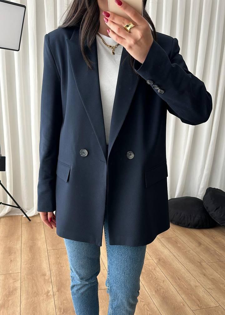 Veste tailleur bleu marine