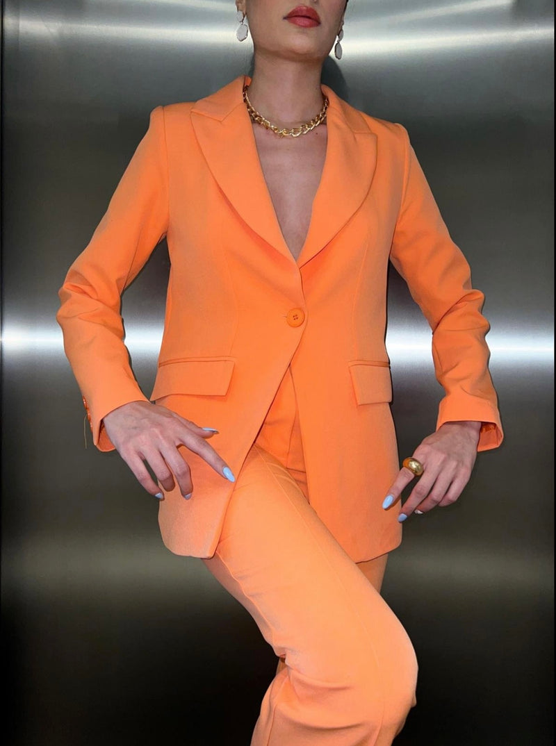 Ensemble tailleur orange