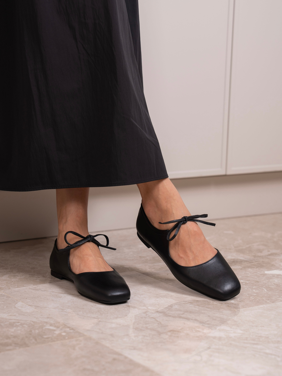 Ballerines Noir cuir