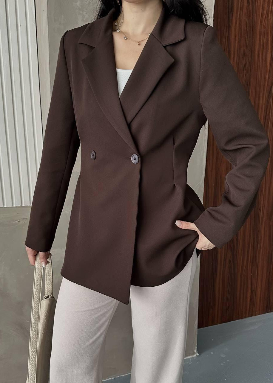 Blazer classique - Marron chocolat