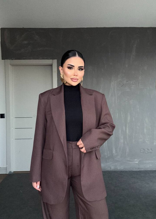 Ensemble Tailleur Chocolat / premium