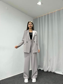 Ensemble Tailleur gris clair