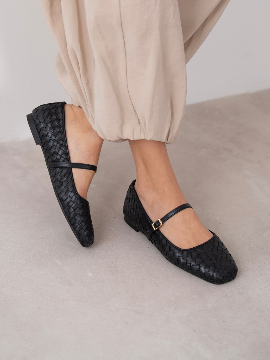 Ballerines Tressia Noir