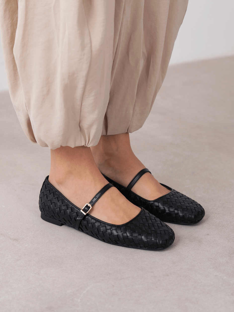 Ballerines Tressia Noir