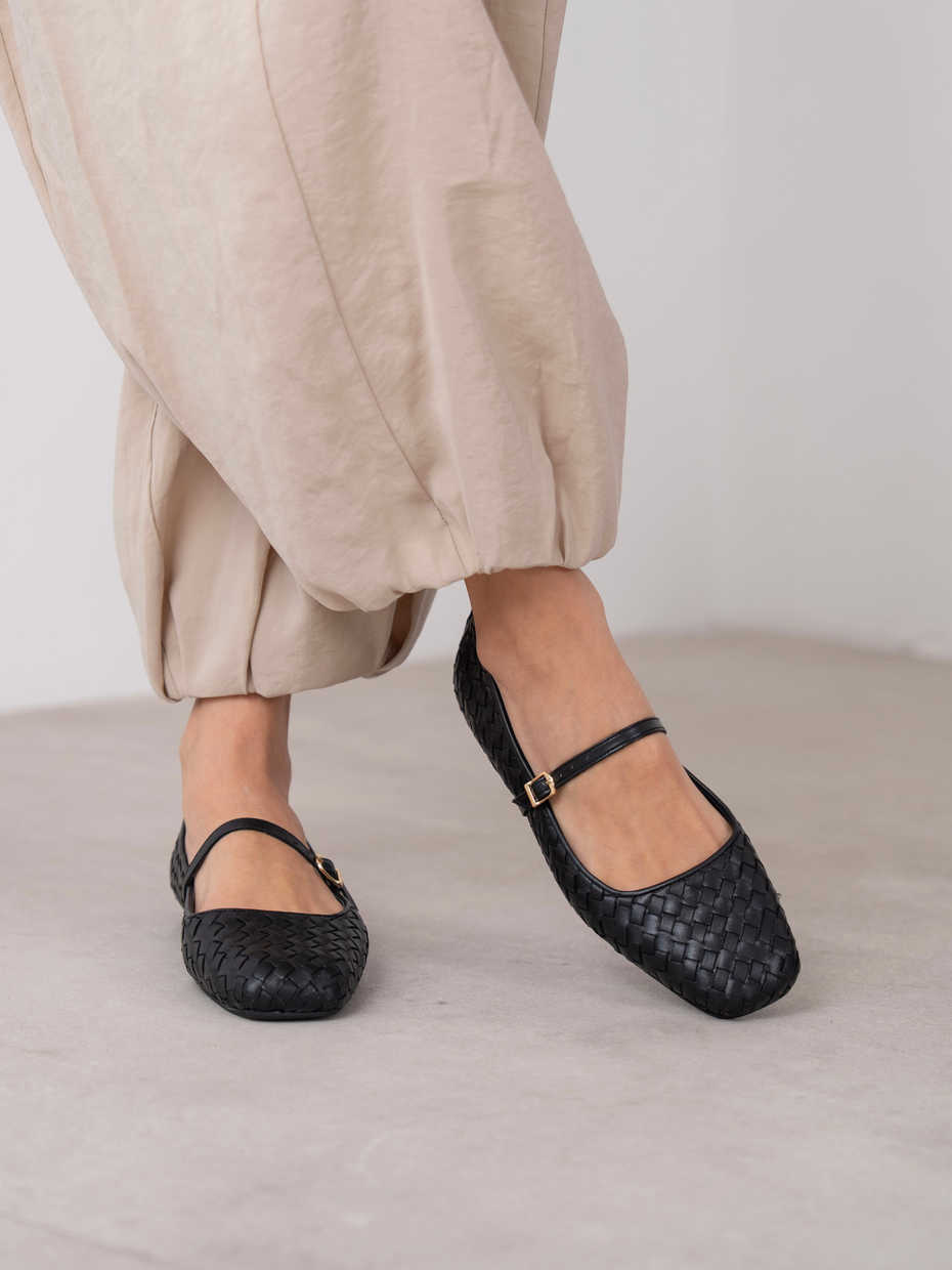 Ballerines Tressia Noir