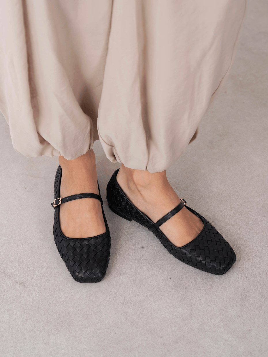 Ballerines Tressia Noir