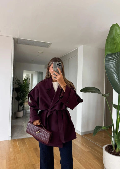 Trench court ceinturé - Bordeaux