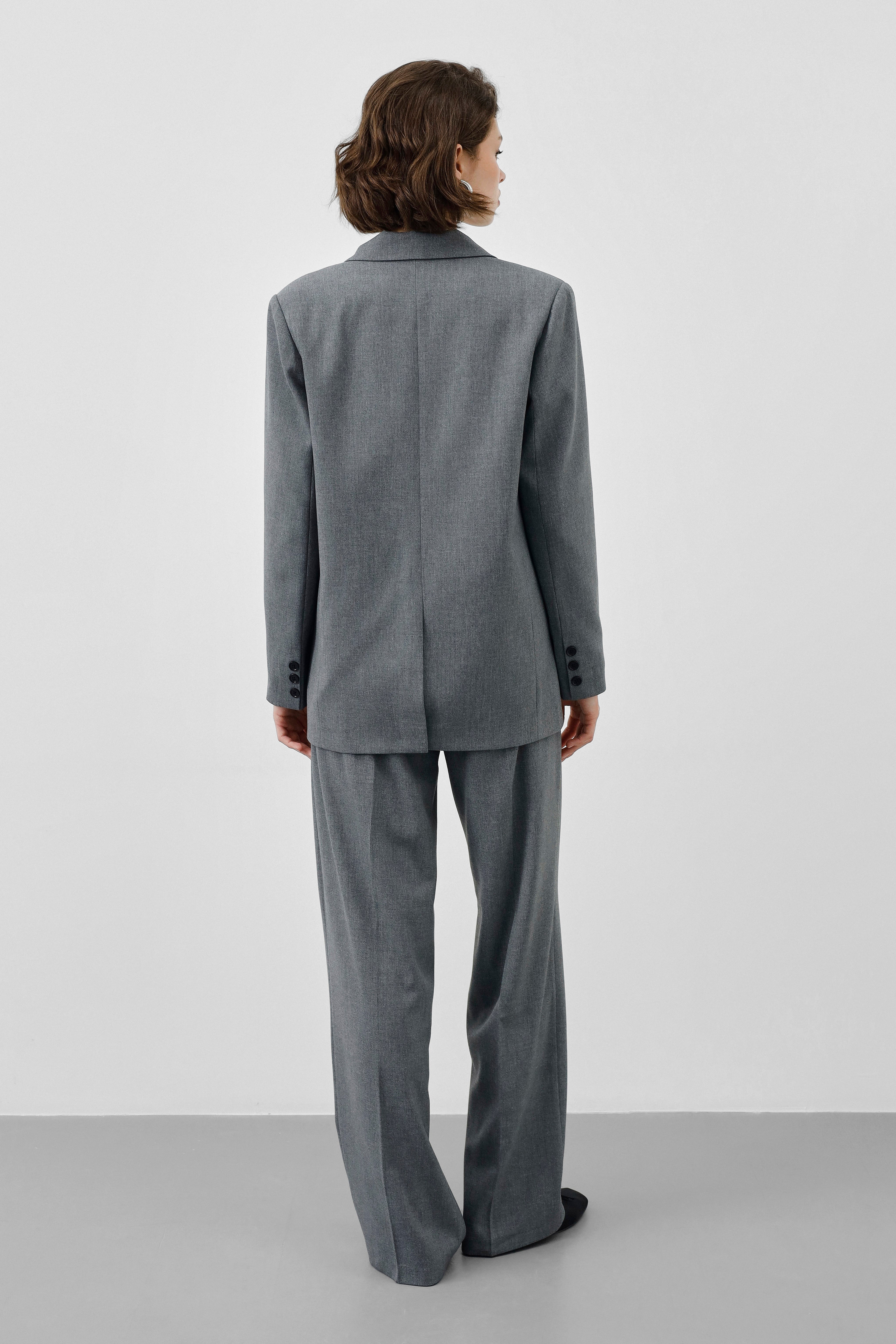 Ensemble tailleur 3 pièces - Gris chiné