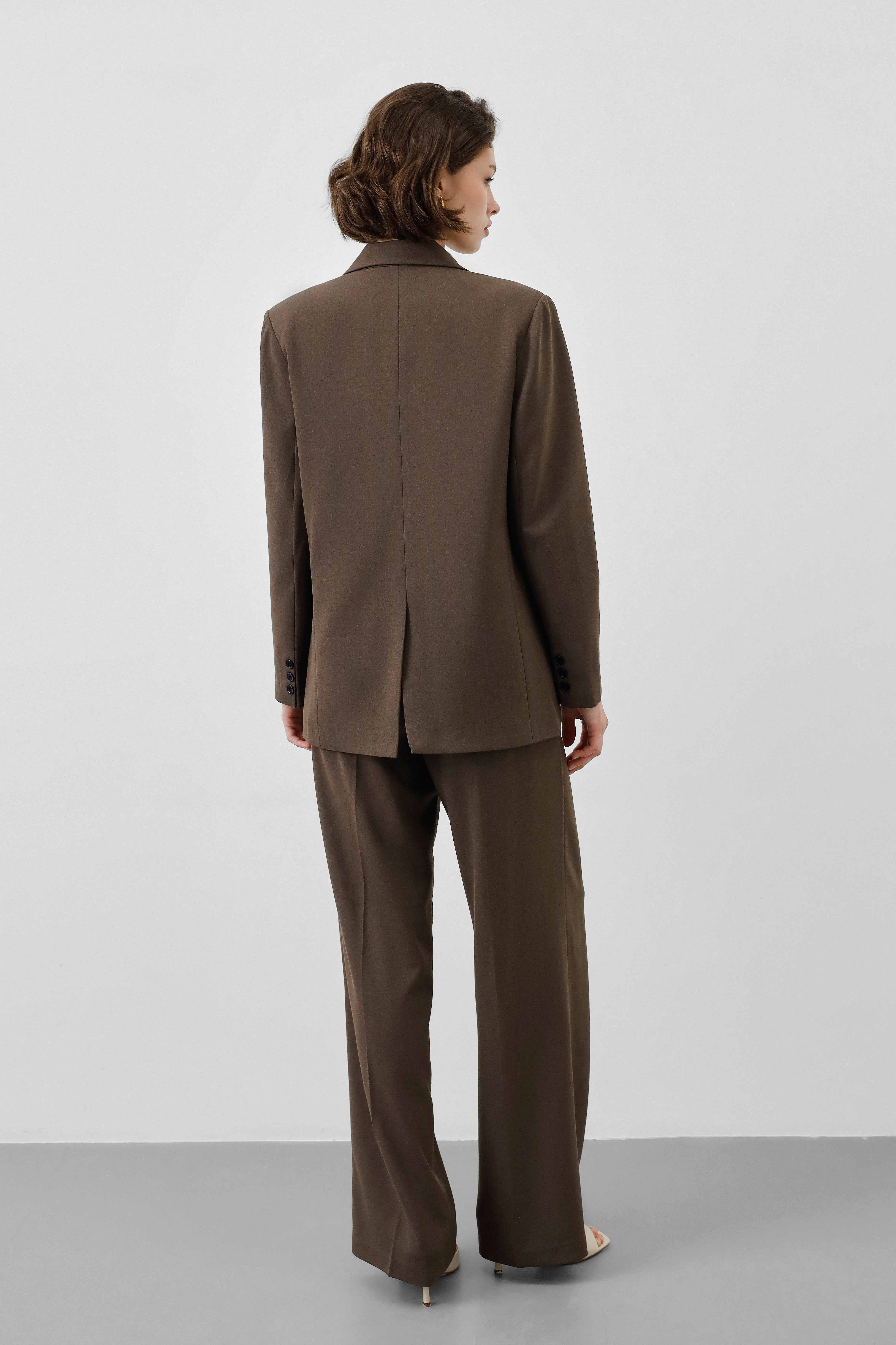 Ensemble tailleur 3 pièces - Mocha foncé