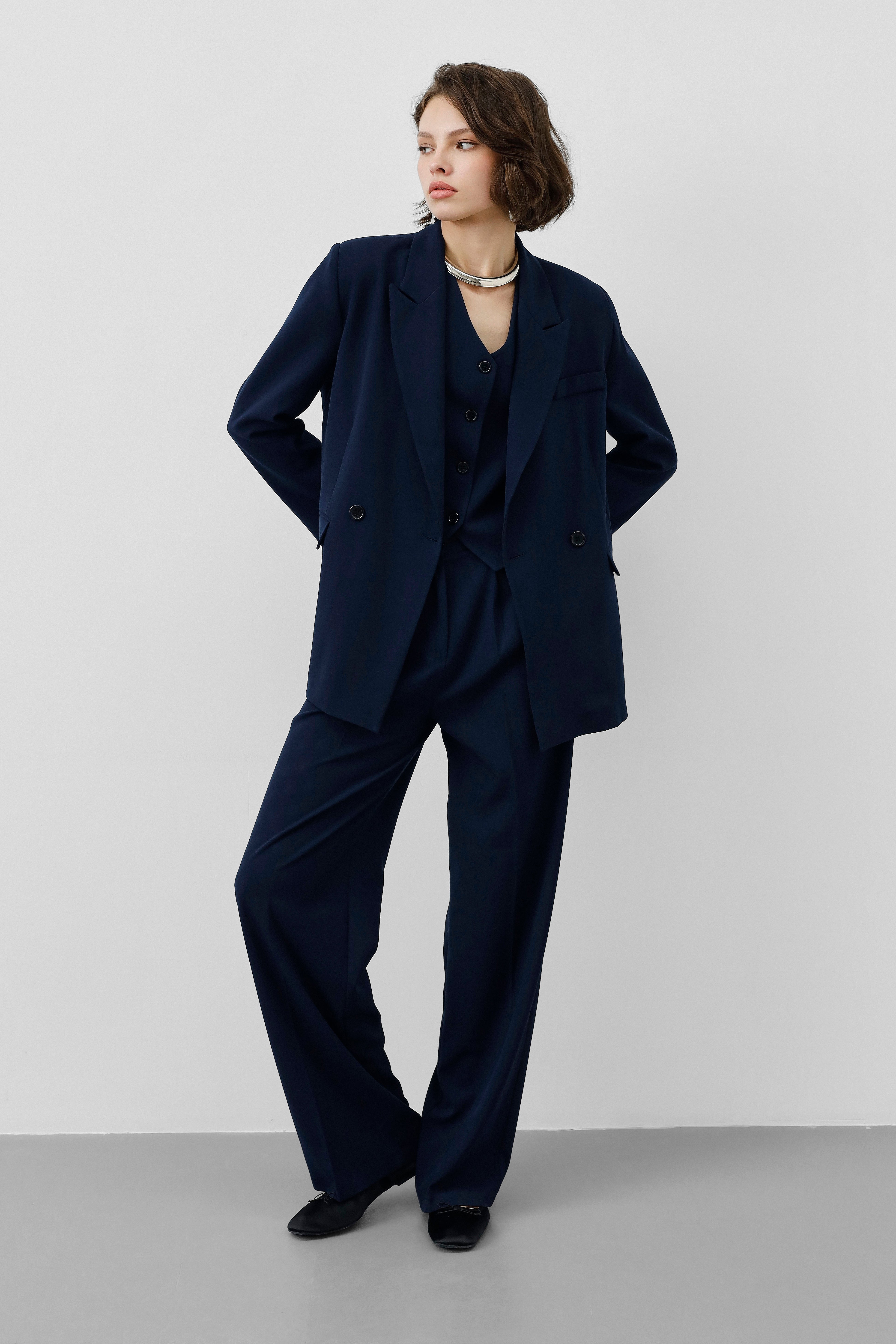 Ensemble tailleur 3 pièces - Bleu nuit