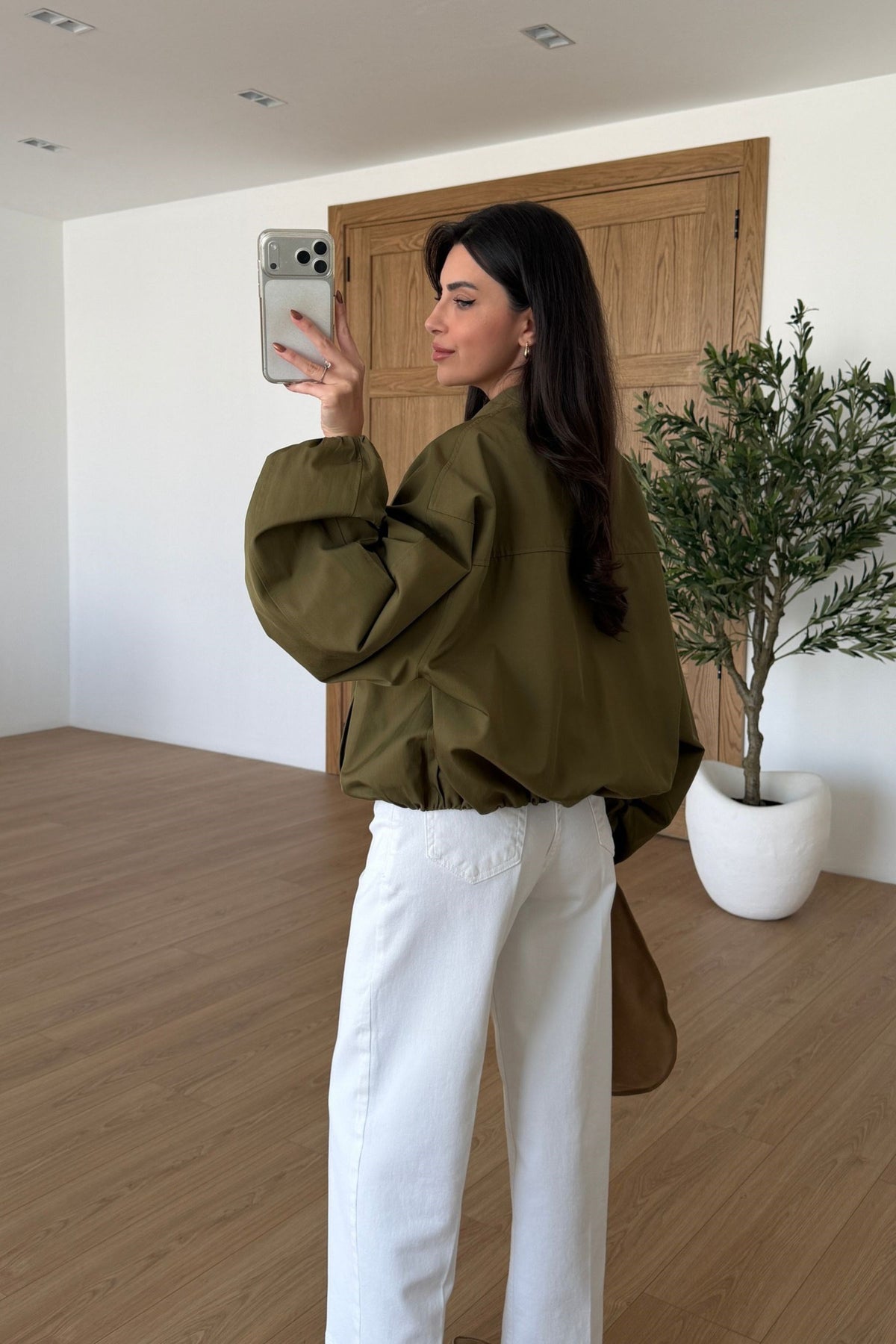 Veste Bomber Alva — Vert Olive