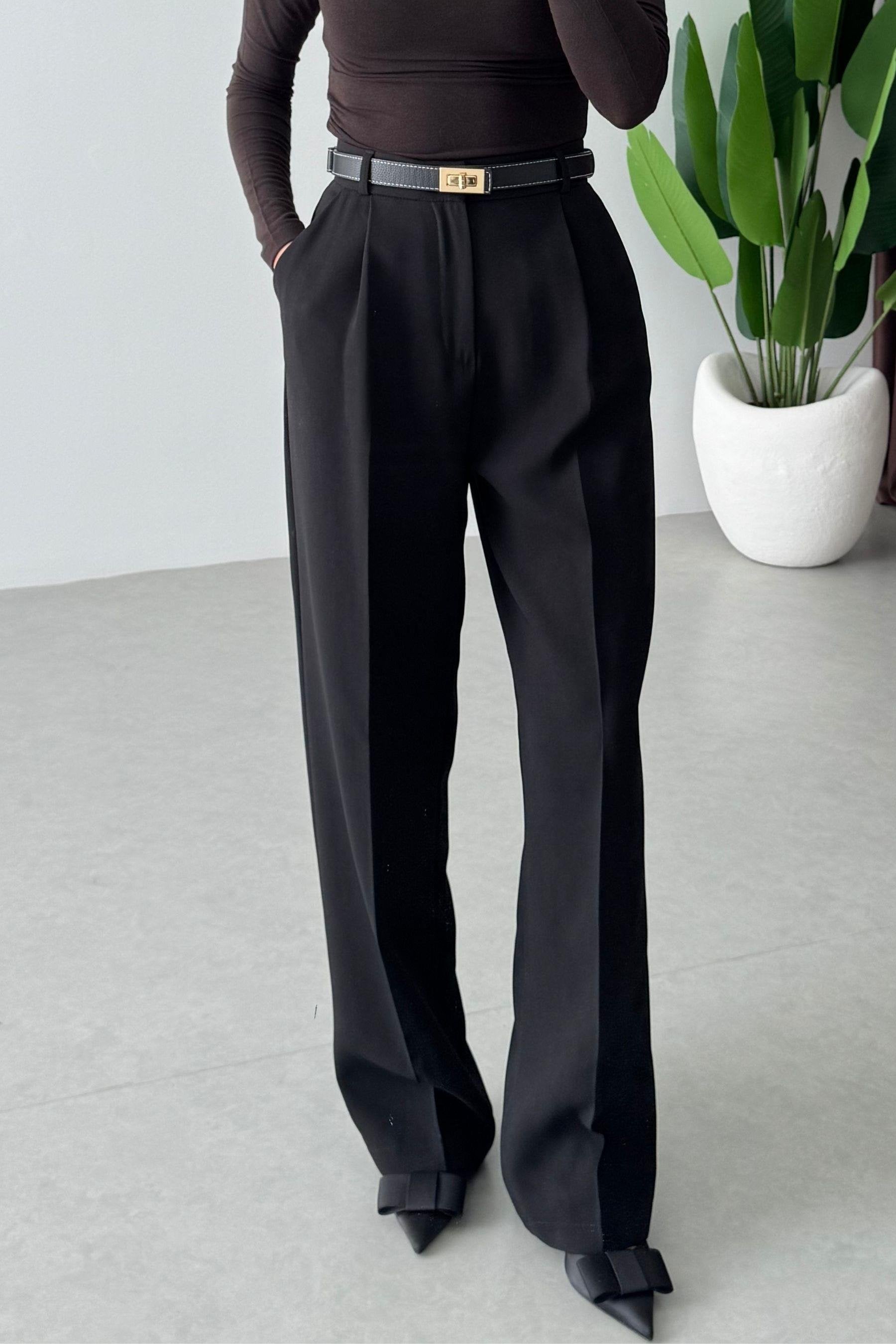 Pantalon fluide premium - Noir