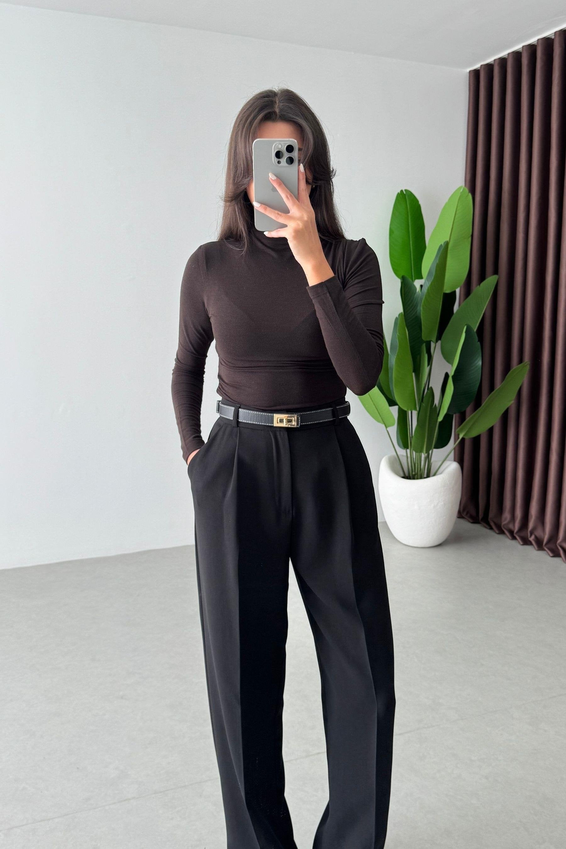 Pantalon fluide premium - Noir