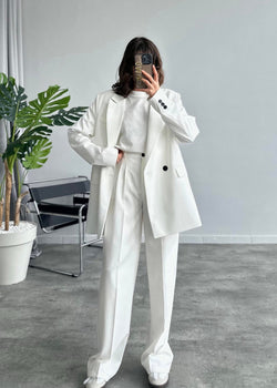 Ensemble tailleur blanc