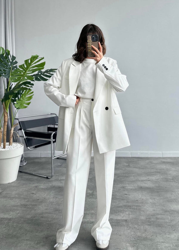 Ensemble tailleur blanc