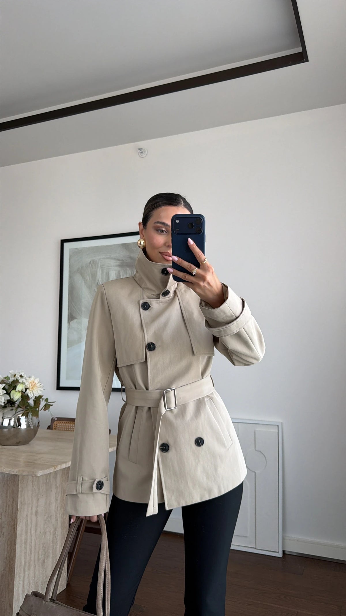 Trench Court Kensington — Beige Sable