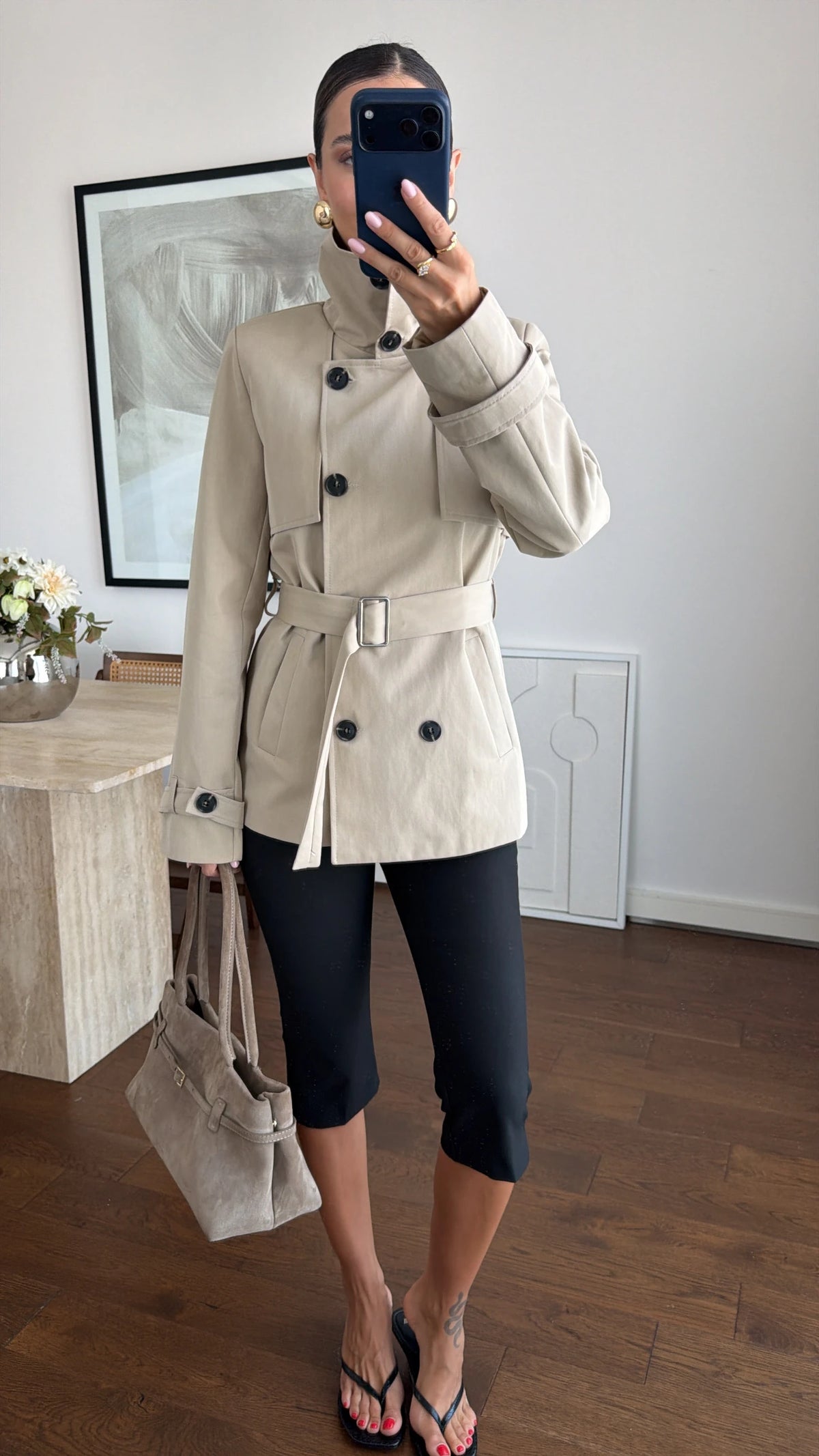 Trench Court Kensington — Beige Sable