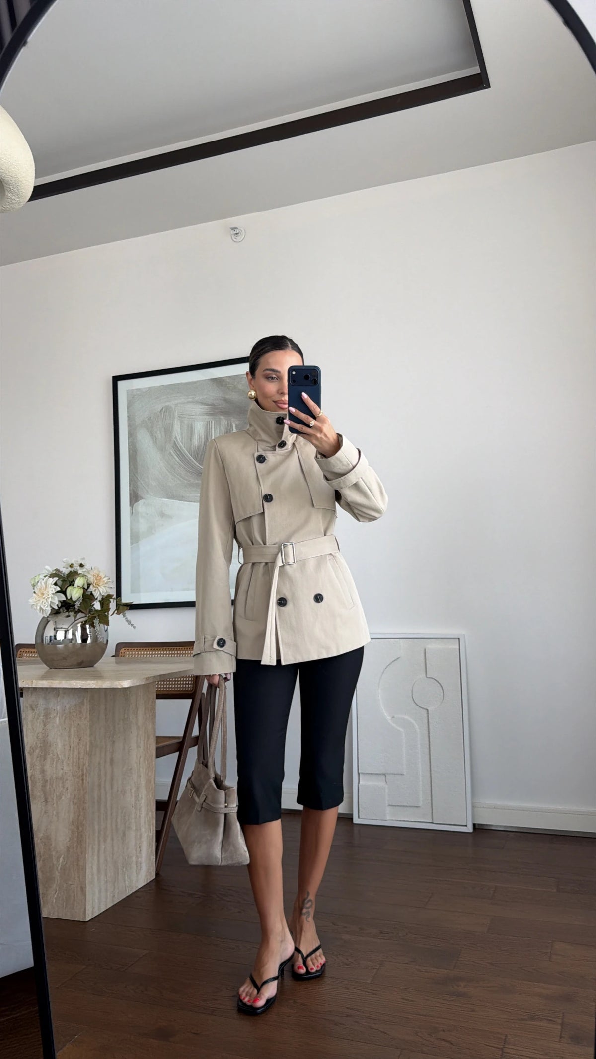 Trench Court Kensington — Beige Sable