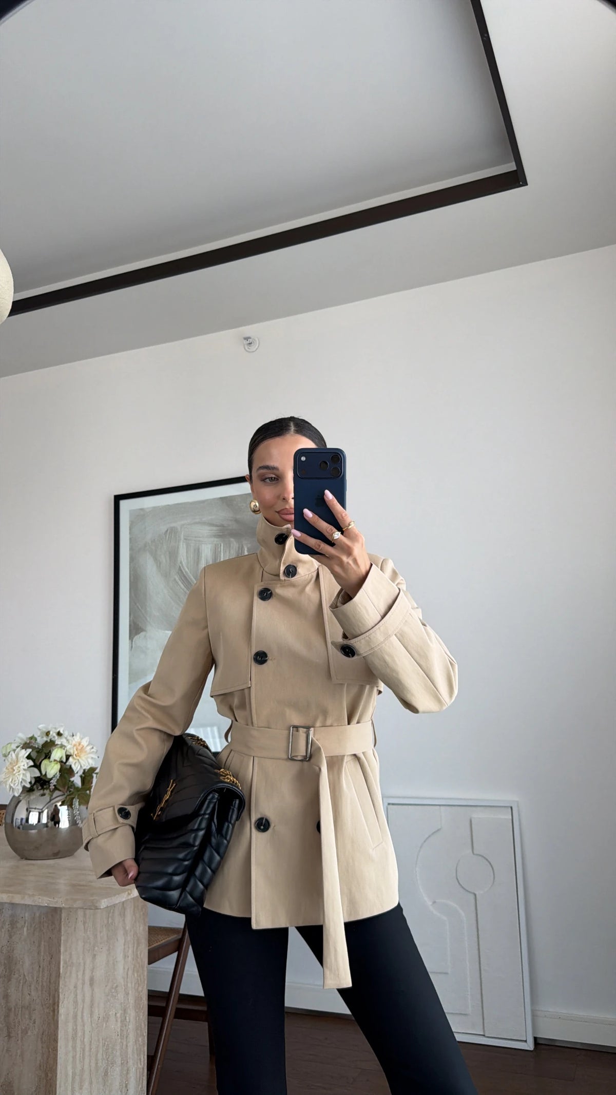 Trench Court Kensington — Beige Doré