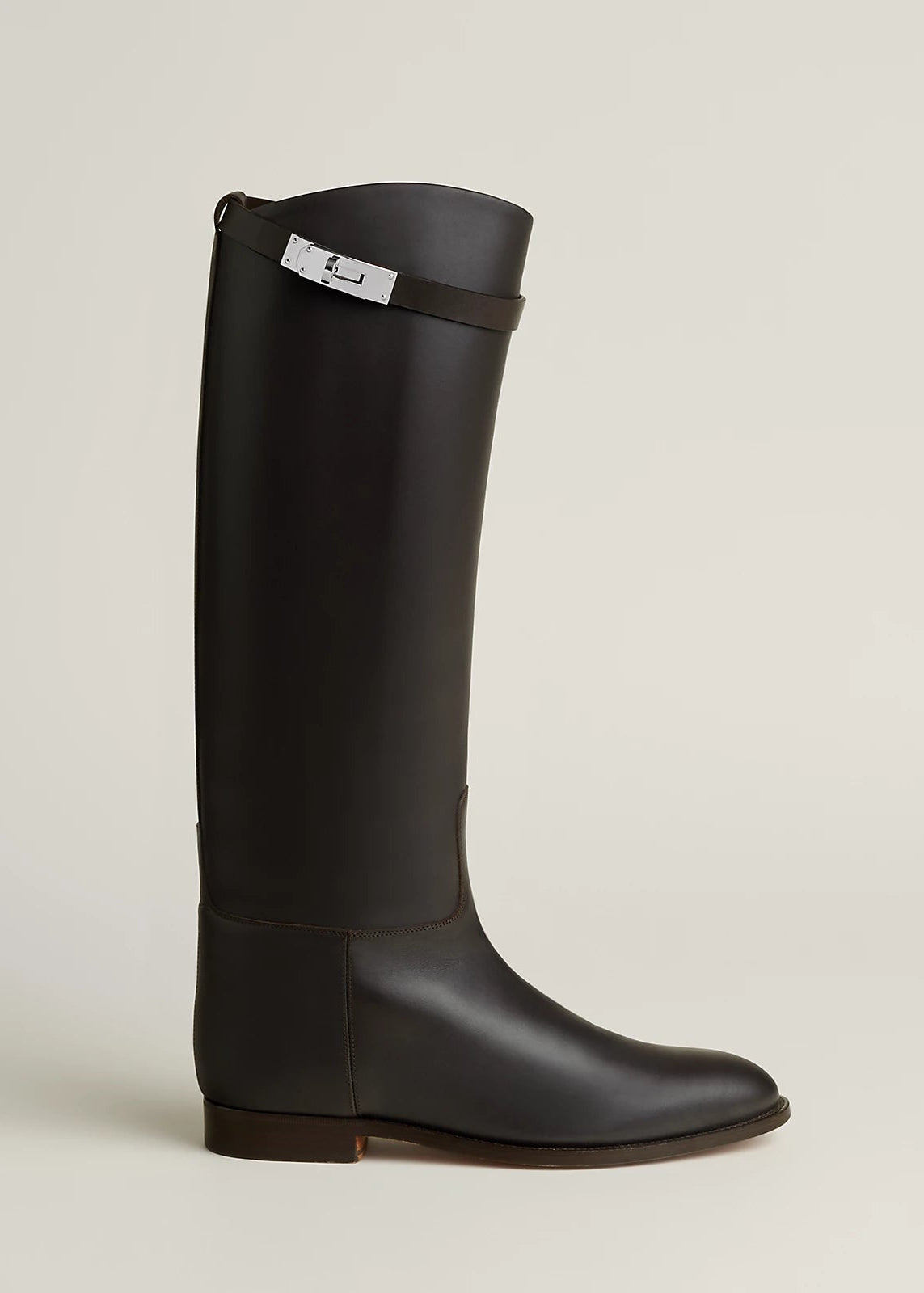 Bottes Cavalières plates - Marron foncé