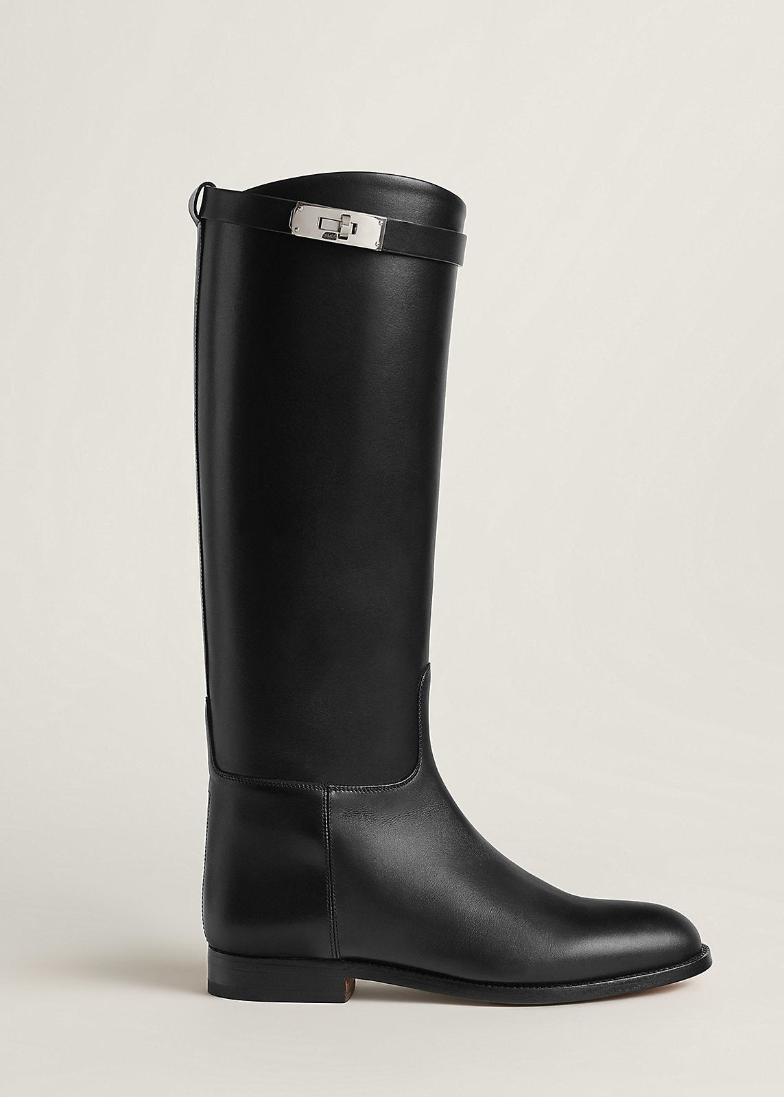 Bottes Cavalières Plates - Noir