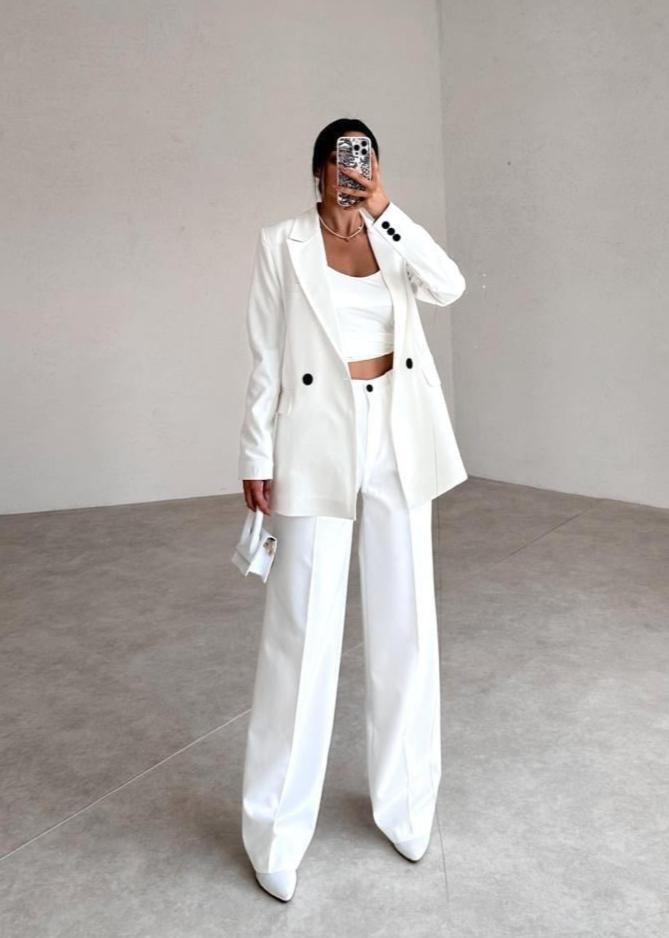 Ensemble tailleur blanc