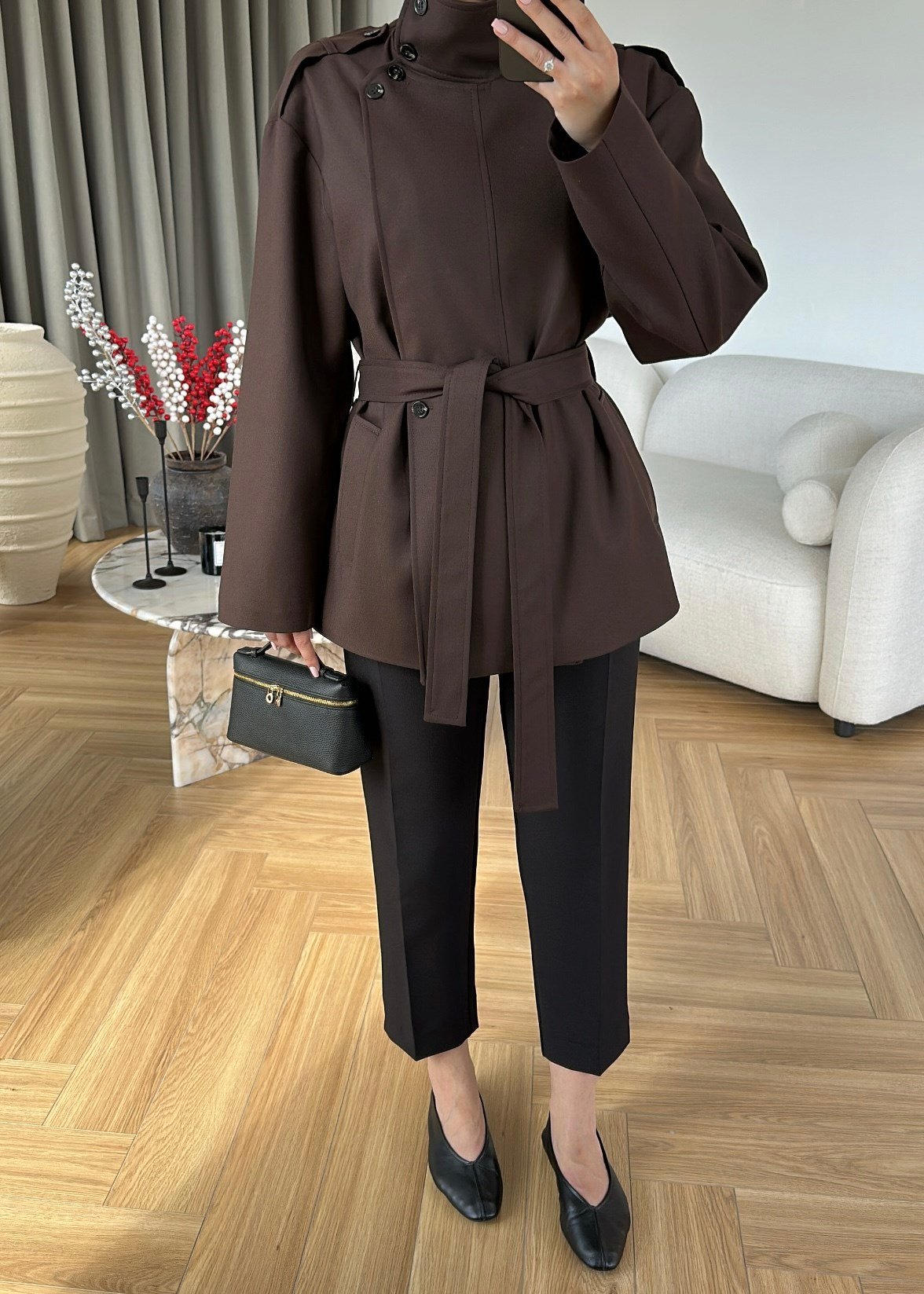 Trench Court Riviera — Chocolat