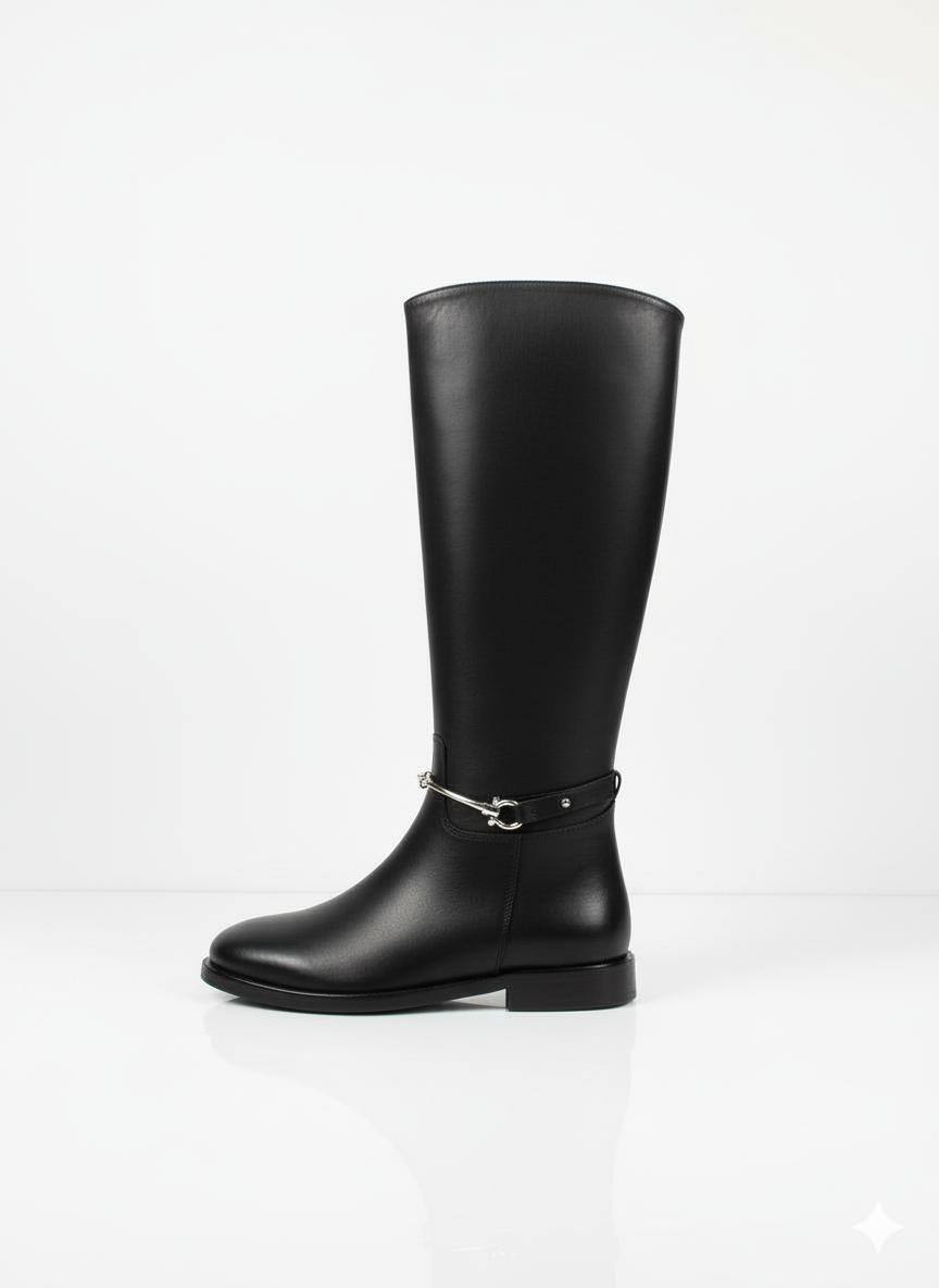 Bottes Cavalières Icône - Noir