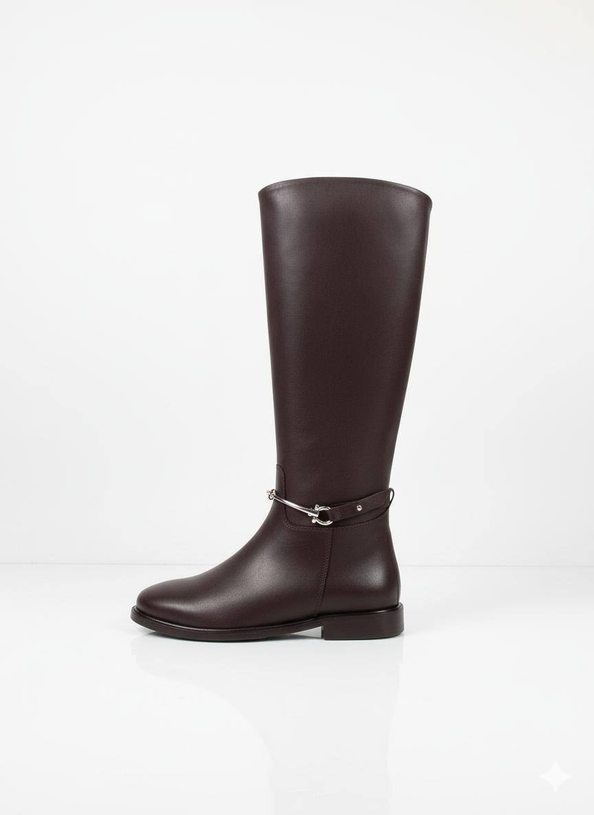 Bottes Cavalières Icône - Marron foncé