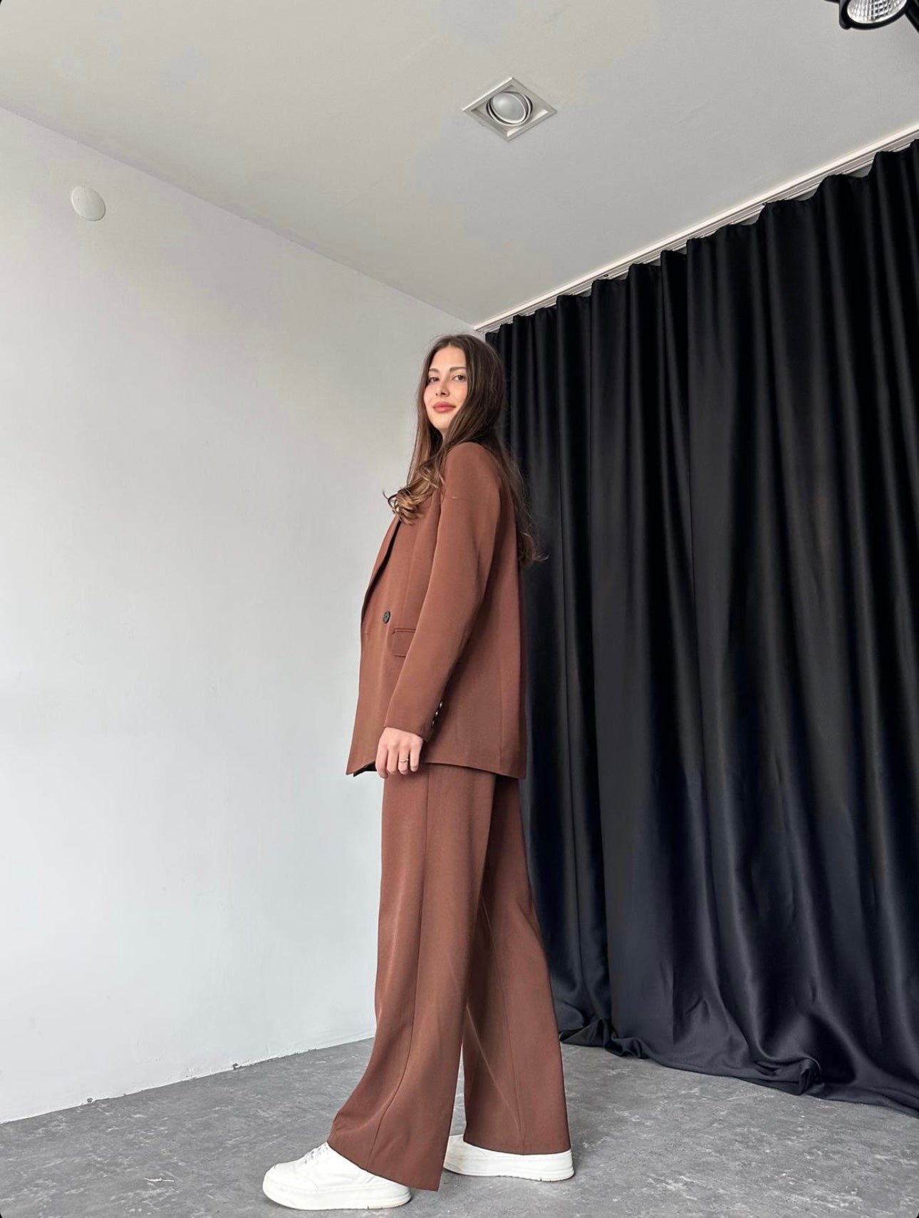 Ensemble tailleur Marron