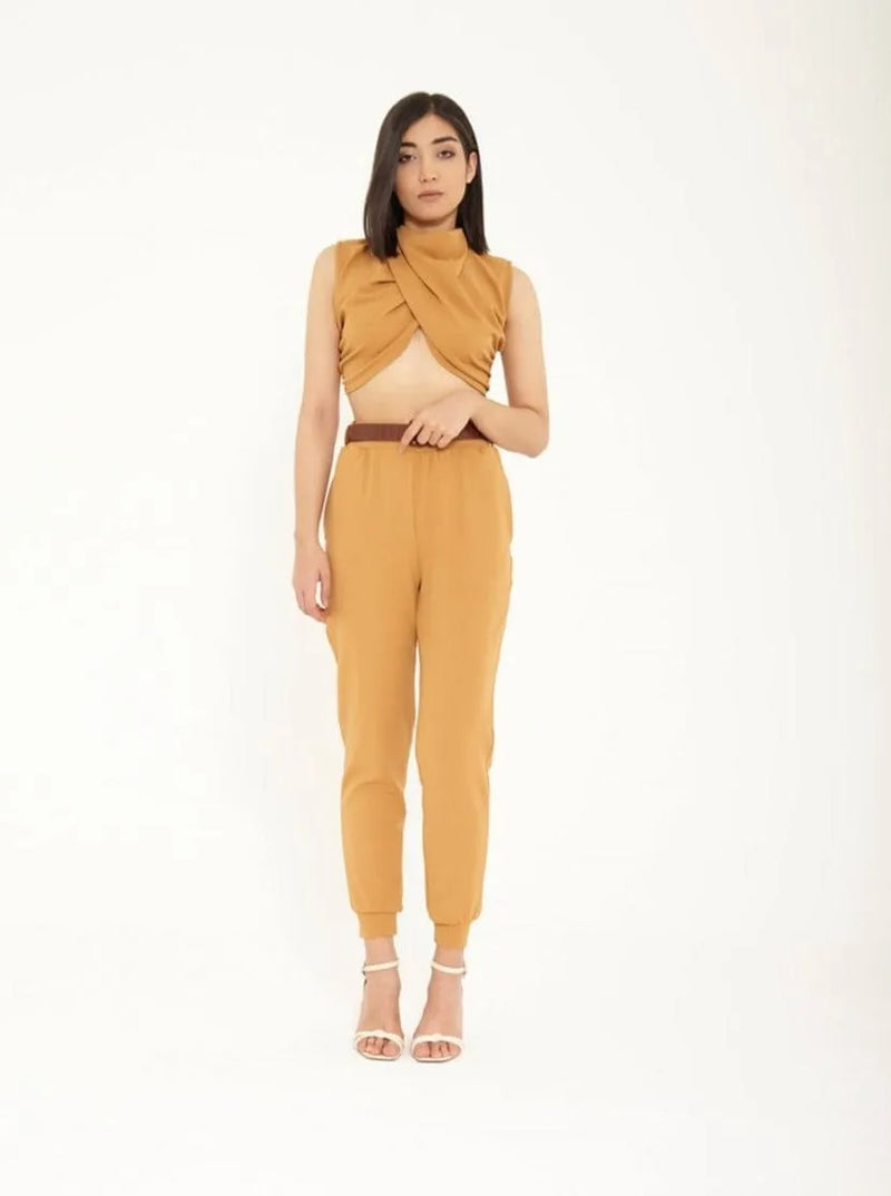 Ensemble pantalon crop top Stockholm Fashion